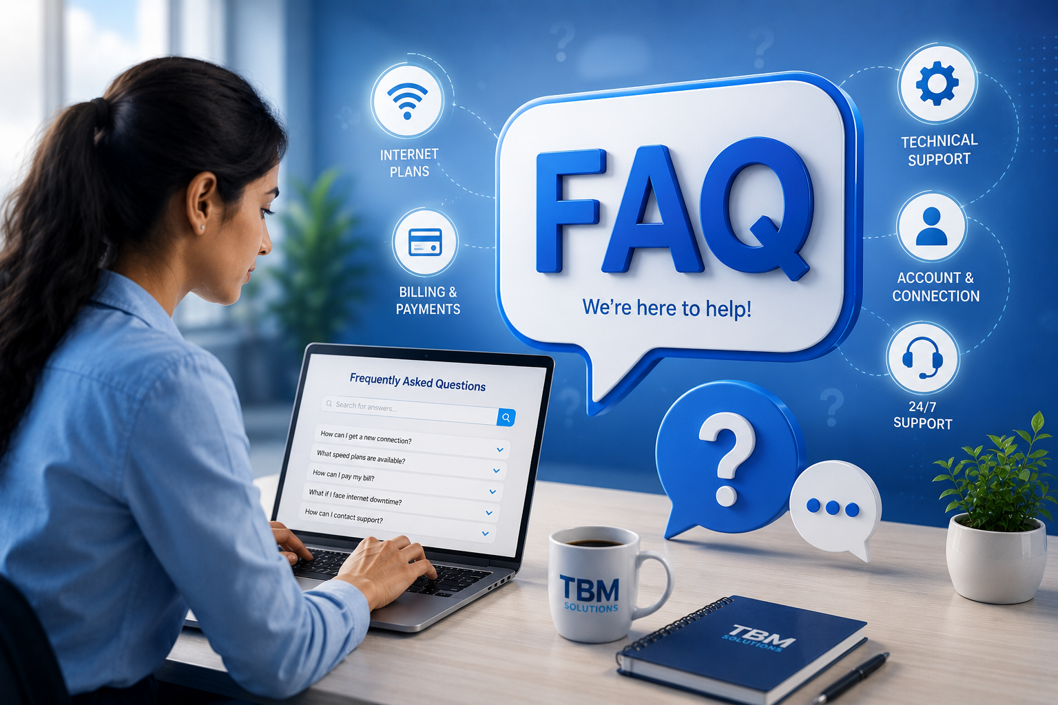 TBM Solutions FAQ and customer support assistance